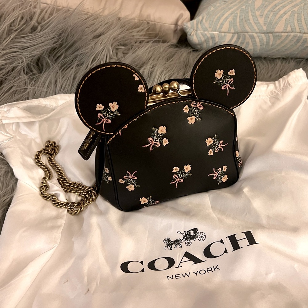 COPY - Coach bags/ Coach x Disney Micky Mouse chain bag/ Brand new / Black color